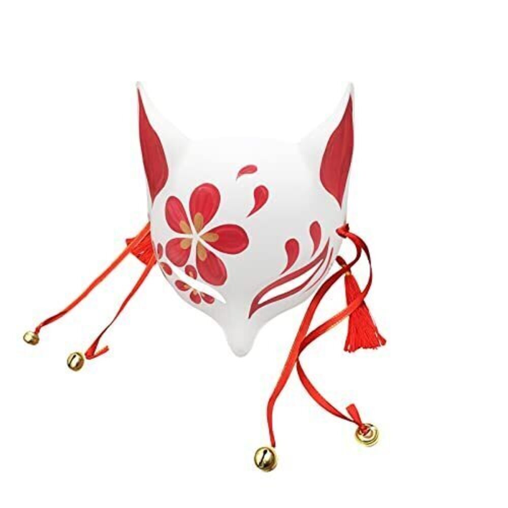 5099 Kitsune Fox Mask for Halloween Masquerade Ball Party, Japanese